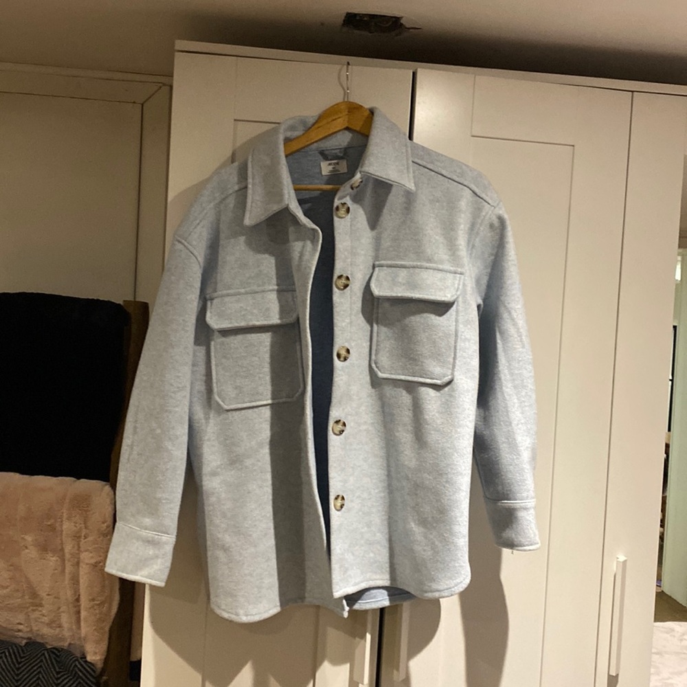 Blue shacket
